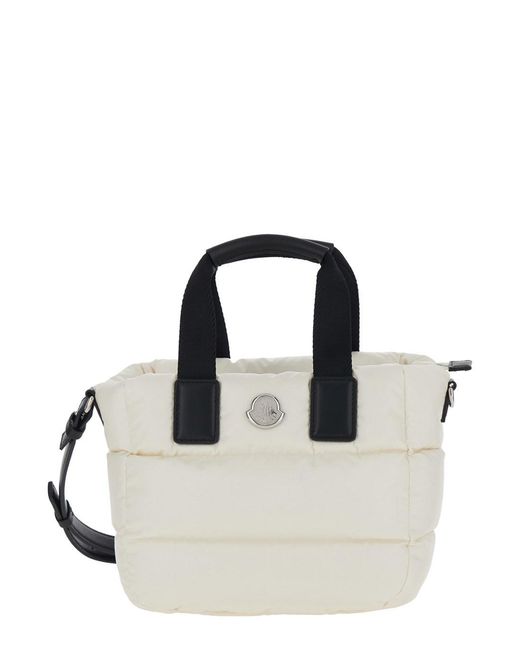 Moncler Black Handbag 'Karadoc' Mini With Adjustable And Removable Shoulder