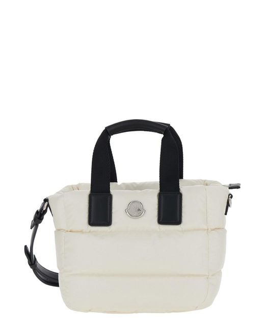 Moncler Black Handbag 'Karadoc' Mini With Adjustable And Removable Shoulder