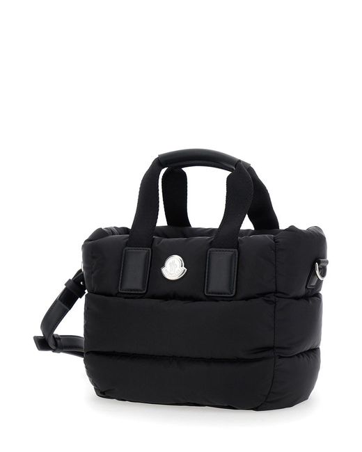 Moncler Black 'Karadoc' Mini Handbag With Adjustable And Removable Sho