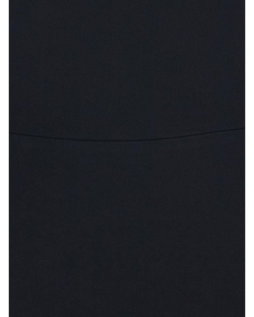 Givenchy Black Mini Dress With Flared Skirt And Square Neckline