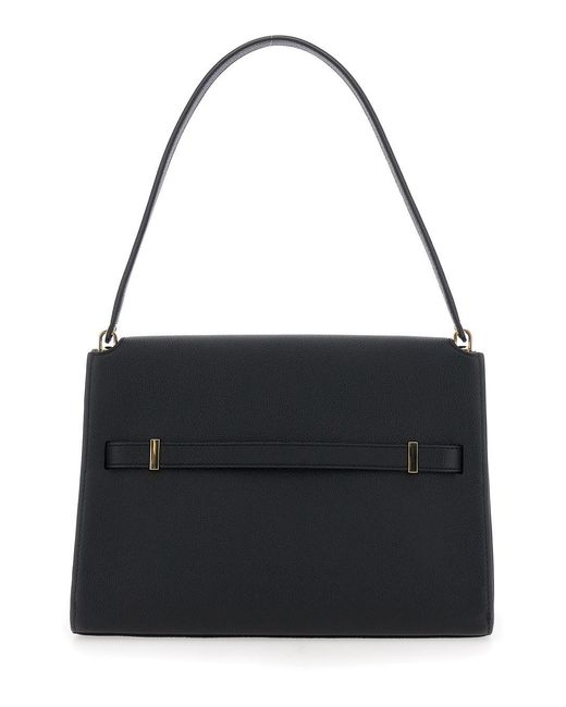Borsa A Spalla 'Lee Radziwill' Con Tracolla Singola E Chius di Tory Burch in Black