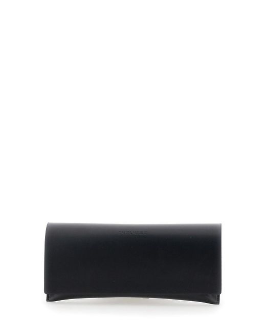 Saint Laurent Black 'Ysl Sl M140' Sunglasses With Cassandre