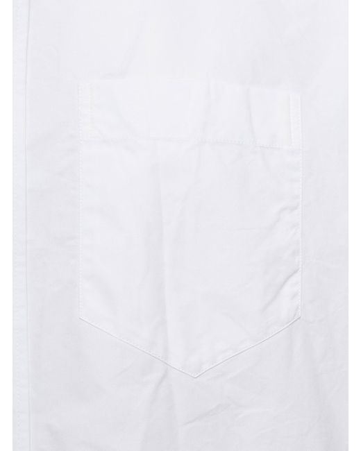 Balenciaga White Shirt With Maxi Logo