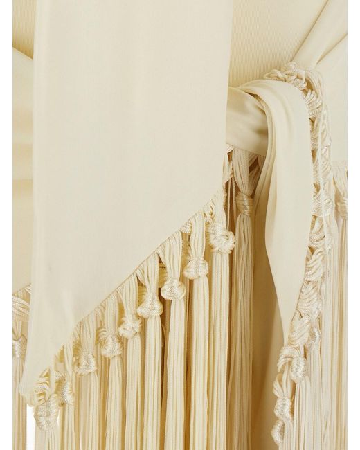 Taller Marmo White Swim Shorts With Fringed Edge Design