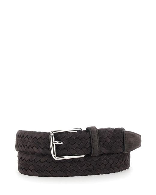 Tod's Black Belt Suede for men