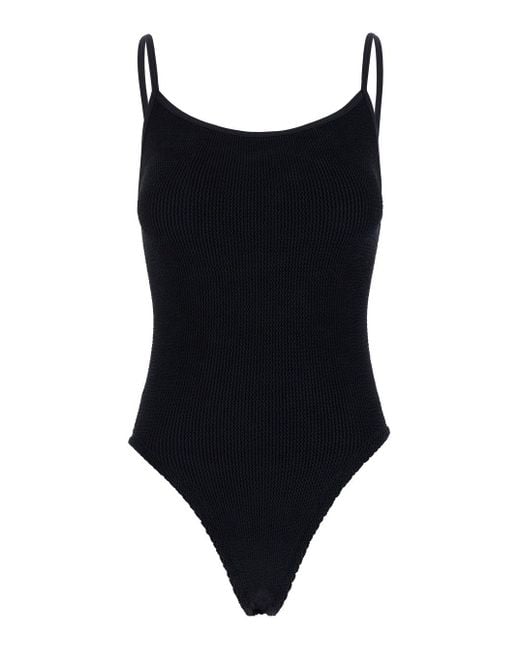 Hunza G Black One-Piece Swimsuit Pamela Swim