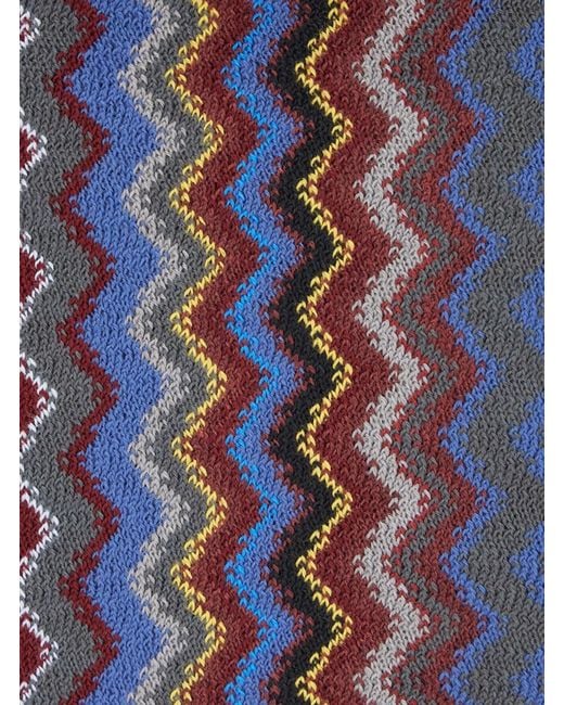 Missoni Blue Scarf for men