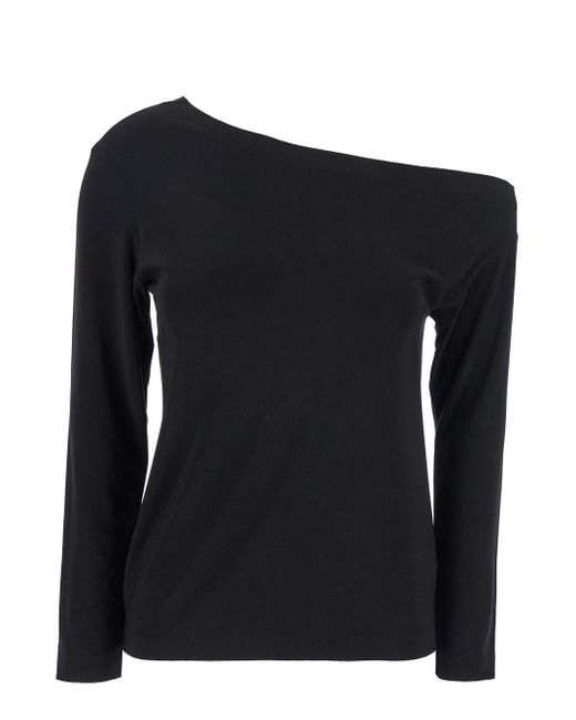 Top Con Design A Spalle Scoperte di Norma Kamali in Black