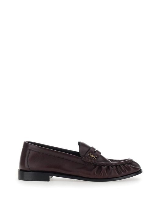 Saint Laurent White Le Loafer Ysl for men