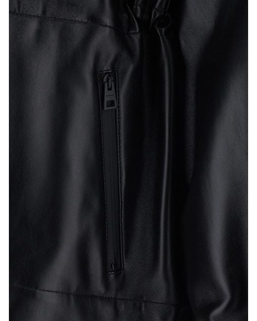 Givenchy Black Leather High Collar Jacket