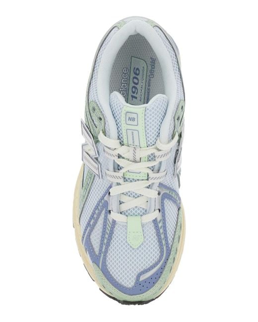 New Balance White Low Top Sneaker With Logo Patch On Tongue And Side And Perforated Panels