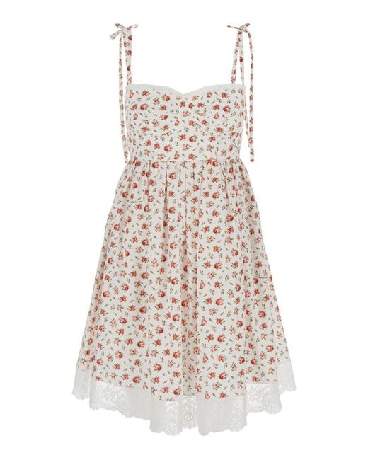 Dolce & Gabbana White Short Dresses