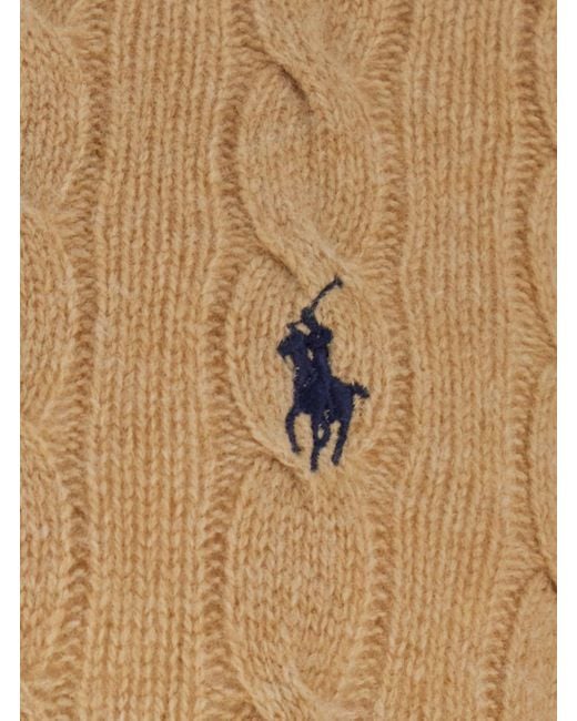 Polo Ralph Lauren Natural Cable Neat Wool Casemere Sweater for men