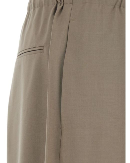 TONYWACK Natural Pants With Drawstring Waist for men