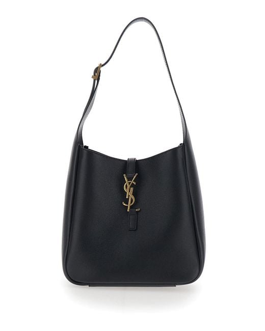 Saint Laurent Black Shoulder Bag 'Ysl Bo Mng S Le 5A7'