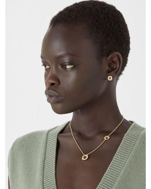Fendi Metallic New Round Earring