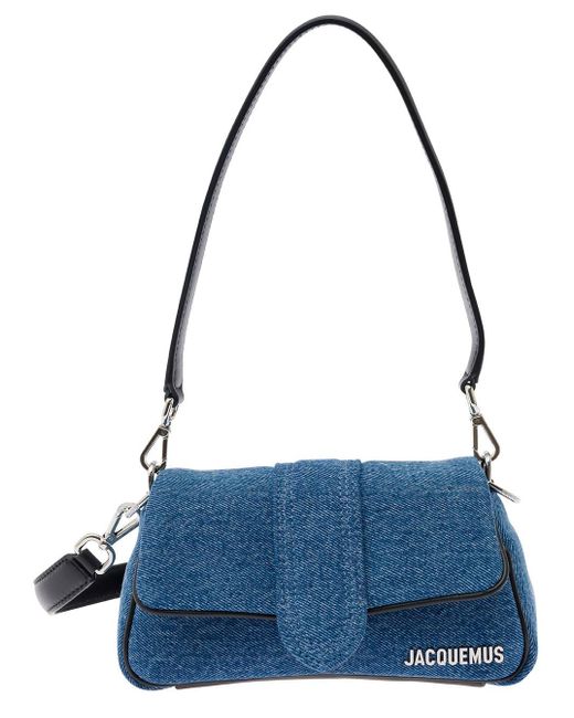 Jacquemus Blue 'Le Petit Bambimou' Shoulder Bag With Logo Detail