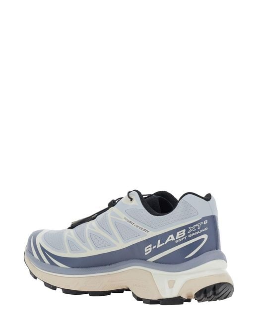 Salomon White Xt 6 Is A Trail Running Shoe With Tech Fabric And U