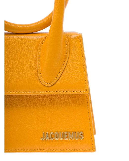 Borsa A Tracolla 'Le Chiquito Noeud' Con Logo di Jacquemus in Orange