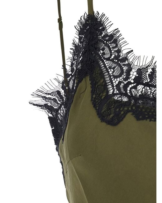 Gold Hawk Green Top Coco Bias Camie Classics With V-Neck And Short Sleeves I