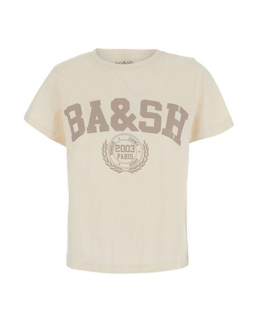 Ba&sh White Tshirt Ioni