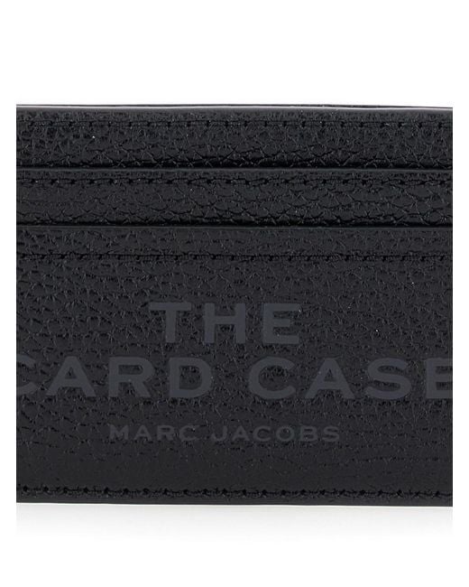 Marc Jacobs Black Card-Holder With Embossed Logo