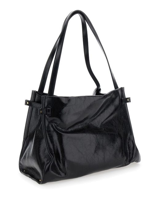 Borsa A Spalla Con Charms Metallici E Dettagli A Catena di Chloé in Black