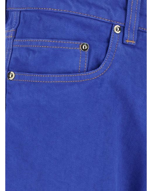 Versace Blue Jeans With Five-Pocket Design for men
