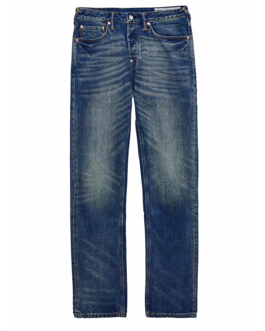 Evisu Blue Man's Kamon And Seagull E Denim Jeans for men