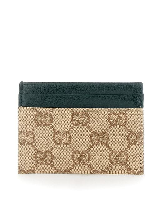 Gucci Natural Gg Vetrificato Cardcase for men
