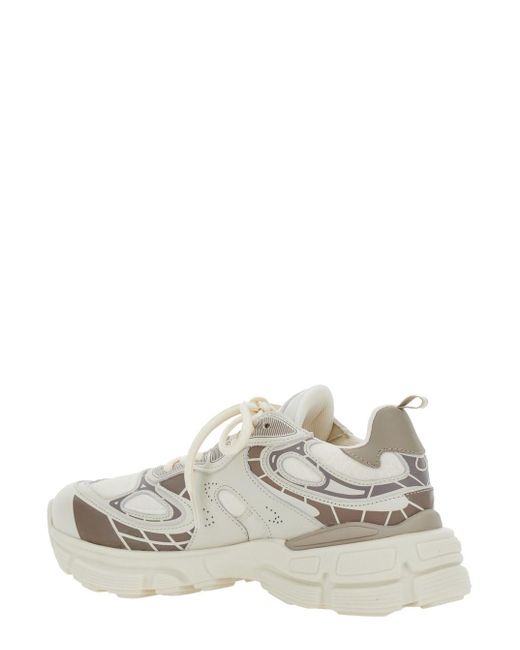 Axel Arigato White Sphere Trip Runner Sneakers With Modern Design