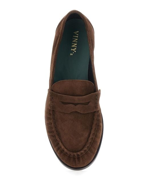 VINNY'S Brown Loafers 'Louee Vale' for men