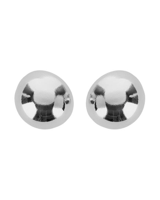 Orecchini 'Sade' Con Chiusura Sul Retro E Design Circol di Silvia Gnecchi in Metallic