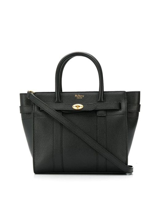 Mulberry Black Batswater Small Leather Handbag