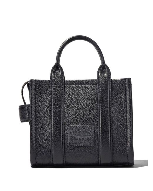 Marc Jacobs Black 'The Micro Tote Bag' Shoulder Bag With Logo