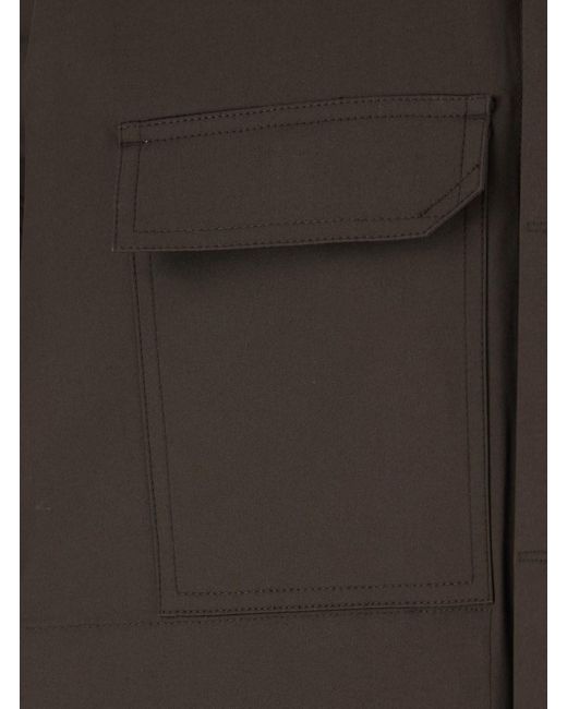 Rick Owens Black 'Magnum' Bowling Shirt With Cuban Collar And Short Wide Sleeves for men