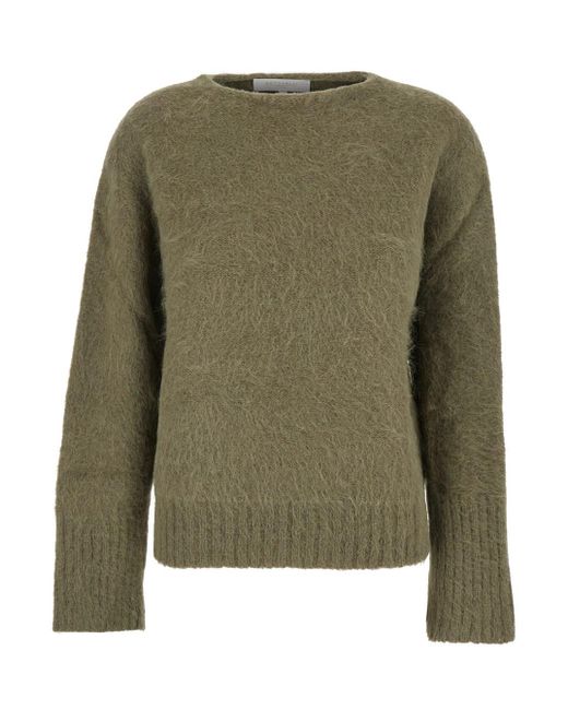 Antonelli Green 'Adriano' Sweater With Brushed-Effect