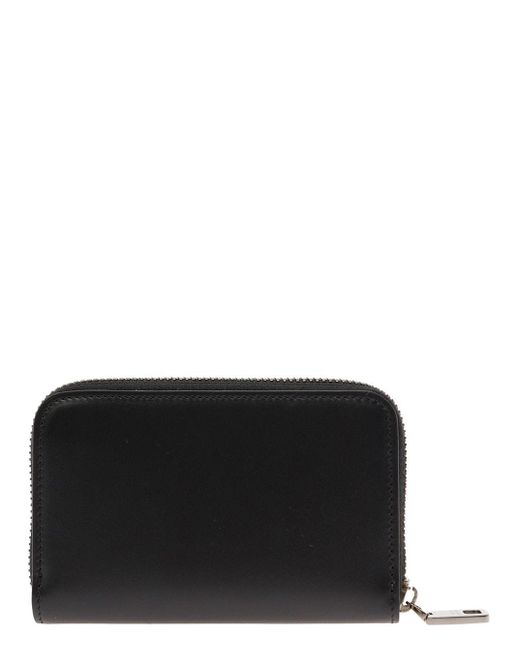 Portacarte Con Zip E Stampa Logo di Dolce & Gabbana in Black da Uomo