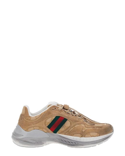 Gucci Brown Sneakers 2.0 Leather for men
