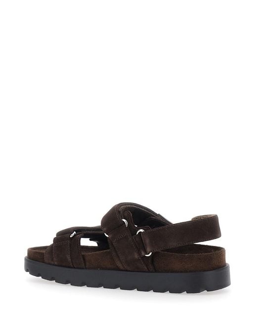 Tory Burch White Sandal Mellow Sport Suede