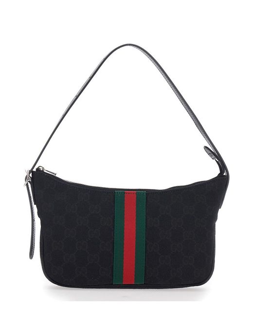 Gucci Blue Handbag With Logo Detail On The Front for men
