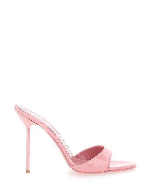 Paris Texas Pink Open-Toe Lidia Mule