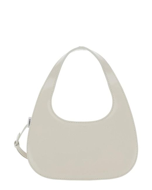 Coperni White Shoulder Bag Slim Swipe Phone Baguette