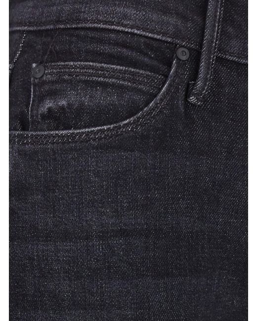 Mother Blue The Mid Rise Dazzler Skimp Is A Mid-Rise Jeans With A G