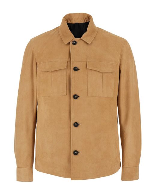 Tagliatore Natural Jacket With Classic Collar for men