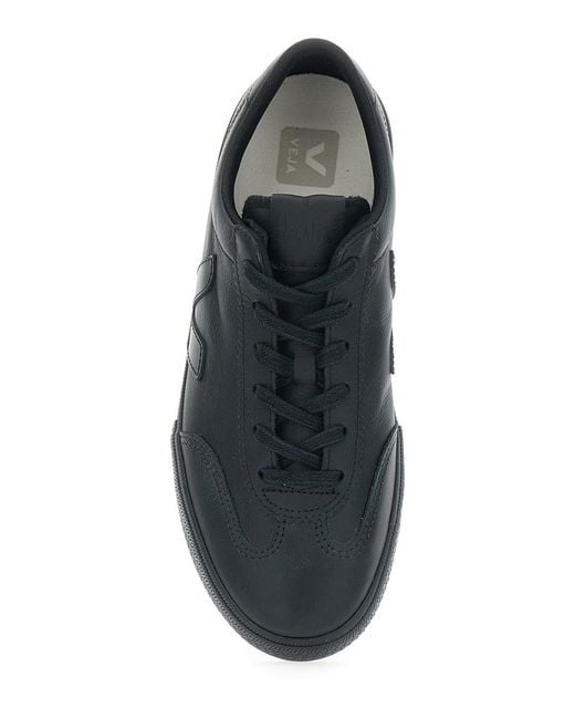 Veja Black Sneakers Volley Leather