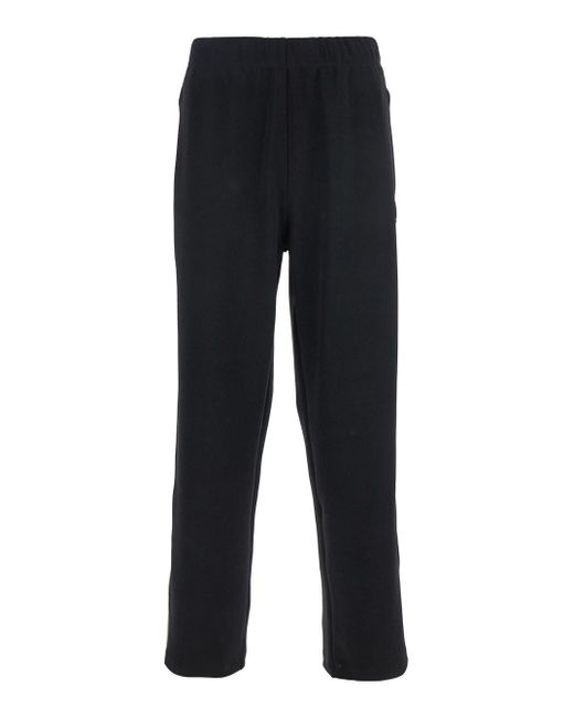 KENZO Blue 'Pop' Pants With Elastic Waist And Logo Patch On The Side for men