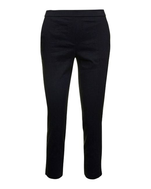 Theory Blue Pull On Trousers