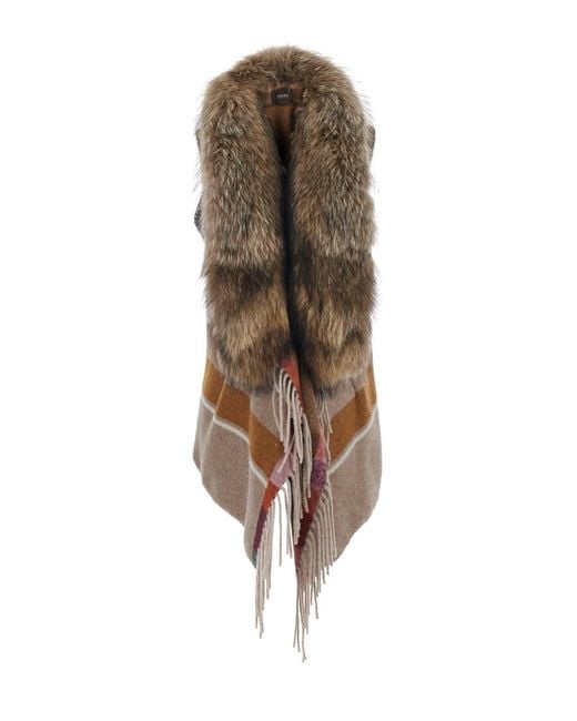 Bazar Deluxe Natural Short Parka With Removable Lining And Fur Collar Fo