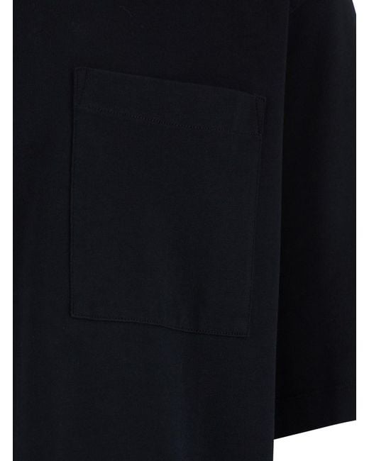 DSquared² Black Crewneck T-Shirt With Logo Lettering On The Rear for men